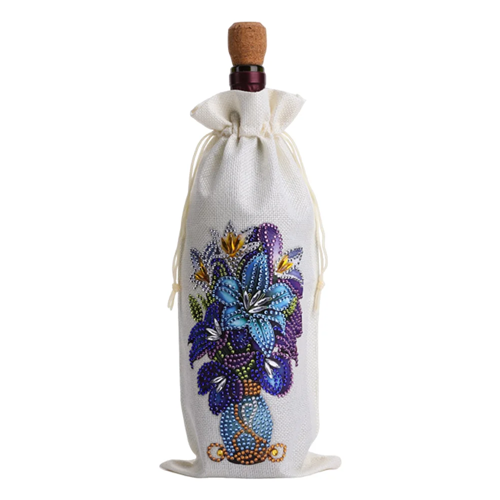 DIY Vase Diamond Painting Wine Bags Creative Diamond Art Liquor Bottle Covers