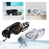 Big Frame Anti-Fog Swim Glasses Adjustable Wide View Swim Goggles for Swimmers