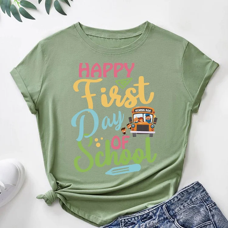 Happy first day of school Classic T-Shirt Tee-06606