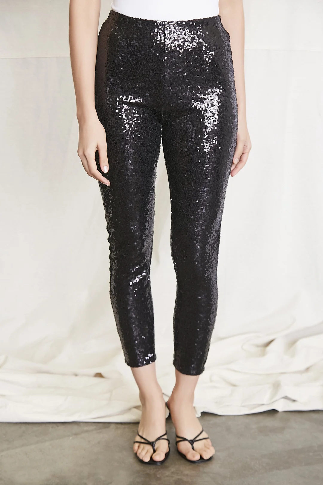 Glitter High-Rise Leggings jeans