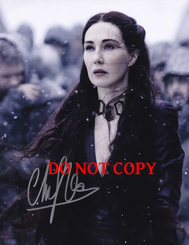 Carice Van Houten - Autographed Signed 8x10 Photo Poster painting (GOT) Reprint