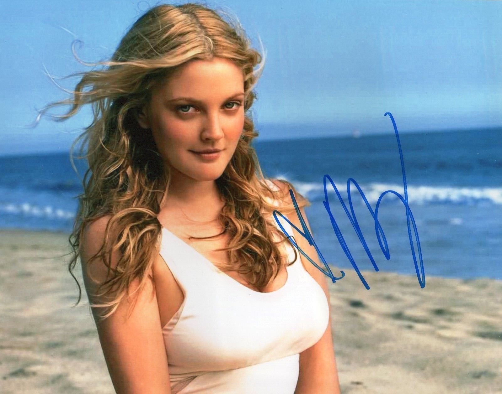 DREW BARRYMORE AUTOGRAPHED SIGNED A4 PP POSTER Photo Poster painting PRINT 33