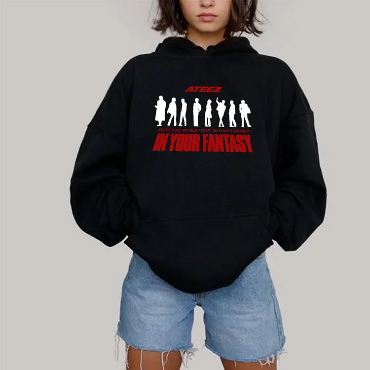 Ateez 2025 World Tour in Your Fantasy North America Tour Hoodie
