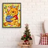 Winnie Pooh Glass Painting-Paint by Numbers Acrylic Painting 30*40CM
