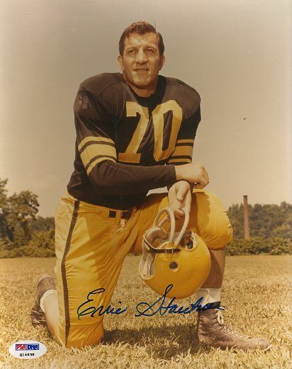 Ernie Stautner Steelers Signed Psa/dna Certed 8x10 Authentic Autograph