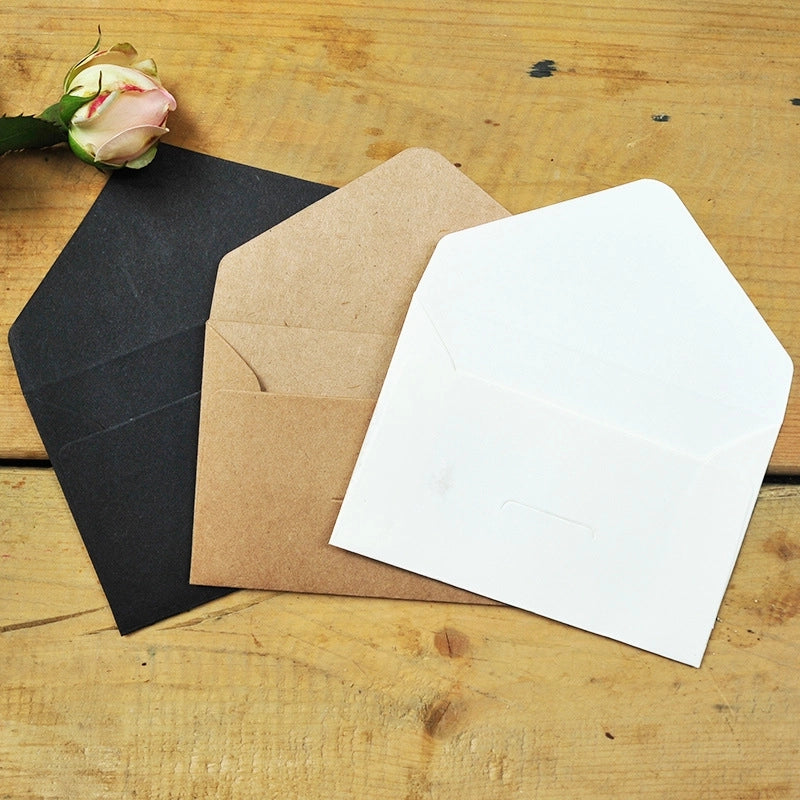 Out Of The Card Envelope 3 Creative Retro Kraft Paper Business Card Storage Envelopes-mini Series Of Western-style Small Envelopes