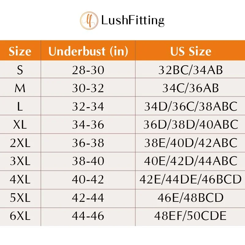 LushFitting - Sexy Deep Cup Full Coverage Bra