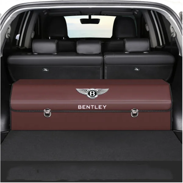 Car Trunk Leather Storage Box