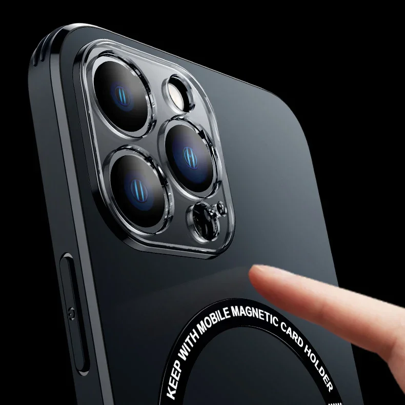 Suitable For iPhone 13/14 Series Magnetic Magsafe Invisible Holder Phone Case