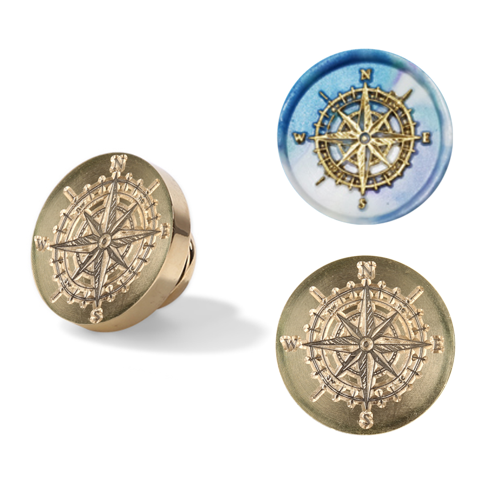 

25MM Compass Sealing Wax Stamp Head, 501 Original