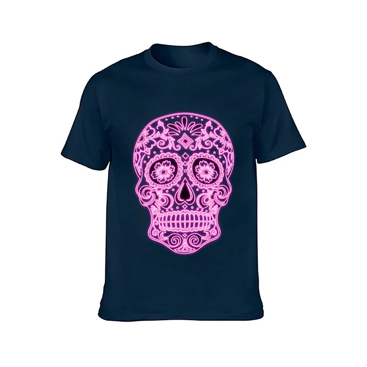 Short Sleeve T-Shirt Pink Skull  customized, personalized, gift