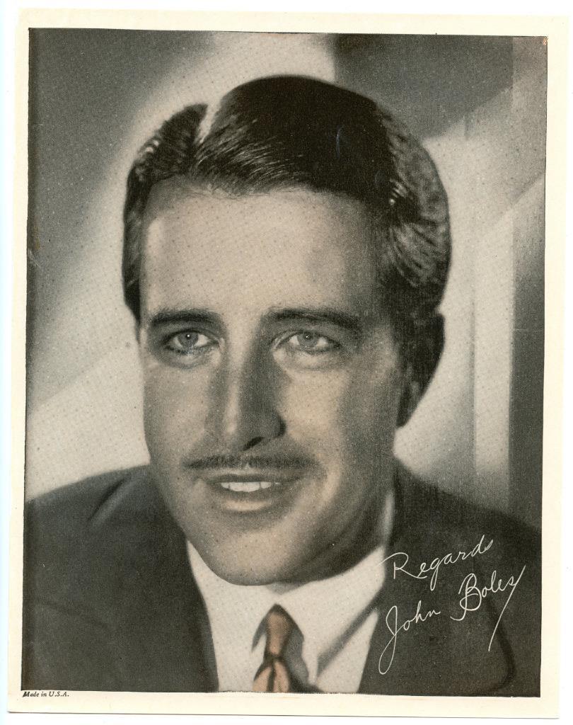 1932 Promo Photo Poster painting John Boles Color Movie Studio Promo Victor Moritz Frankenstein