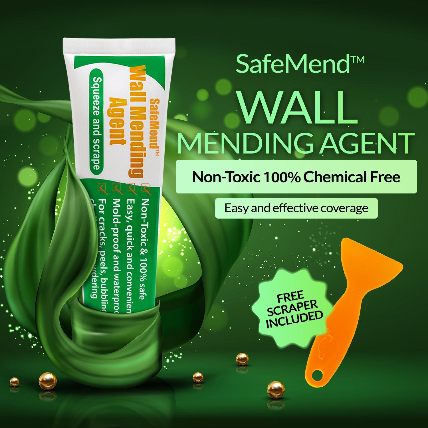 Sparksphare SafeMend Non-Toxic Wall Mending Agent 