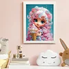 Cartoon Little Girl Diamond Art Painting Kits with Frame 