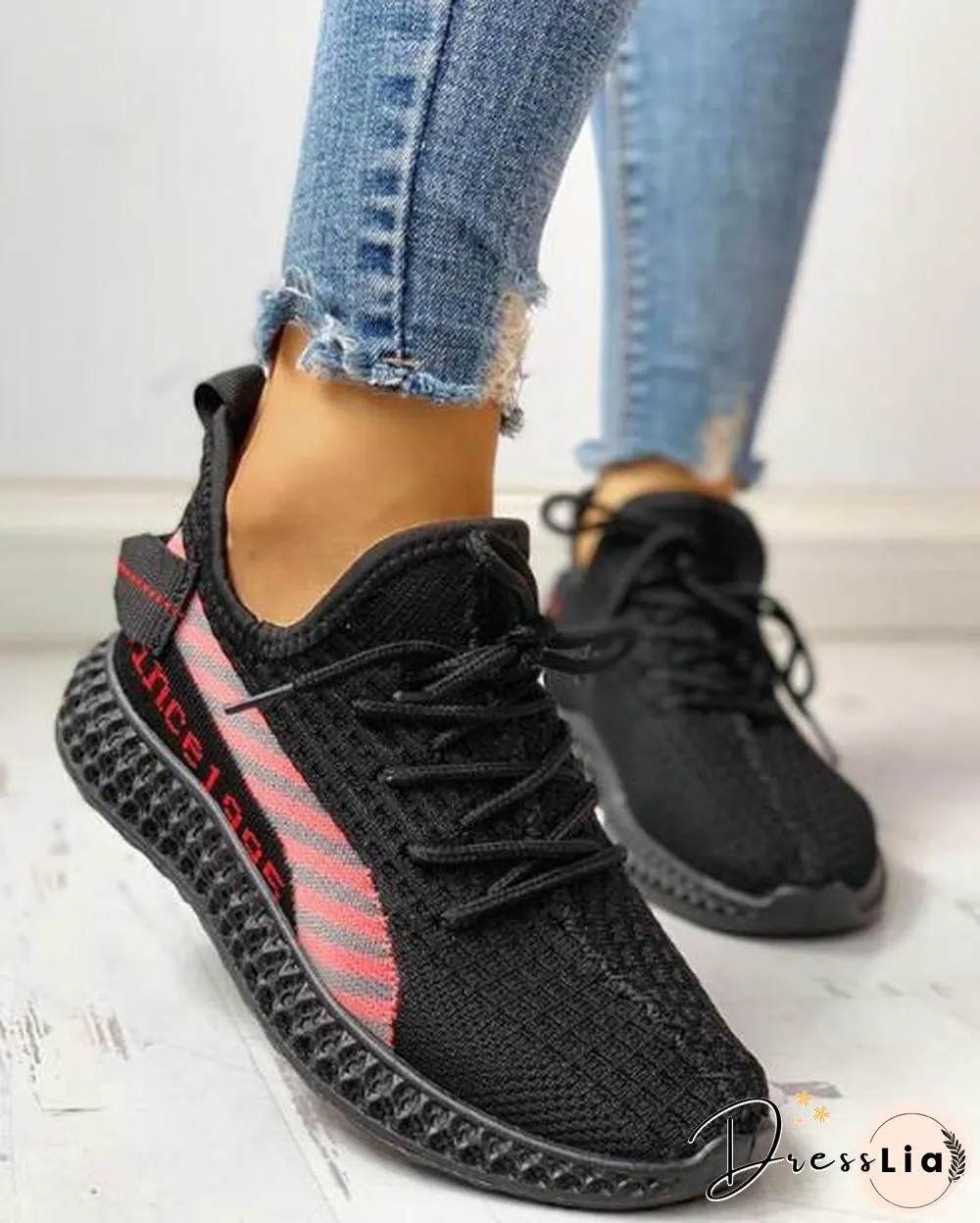 Sneakers Womens Breathable Mesh Casual Shoes Feminine Fashion Platform Vulcanize