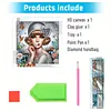 Noble blanche en forme sp&eacute;ciale 5d &agrave; pierres partielles DIY peintures de diamants peintures d&rsquo;art pr&eacute;cieux pour adultes d&eacute;butants d&eacute;coration int&eacute;rieur