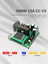 900W 15A CC CV Digital DC 8-60V to 10-120V Step Up Converter Boost Module Board