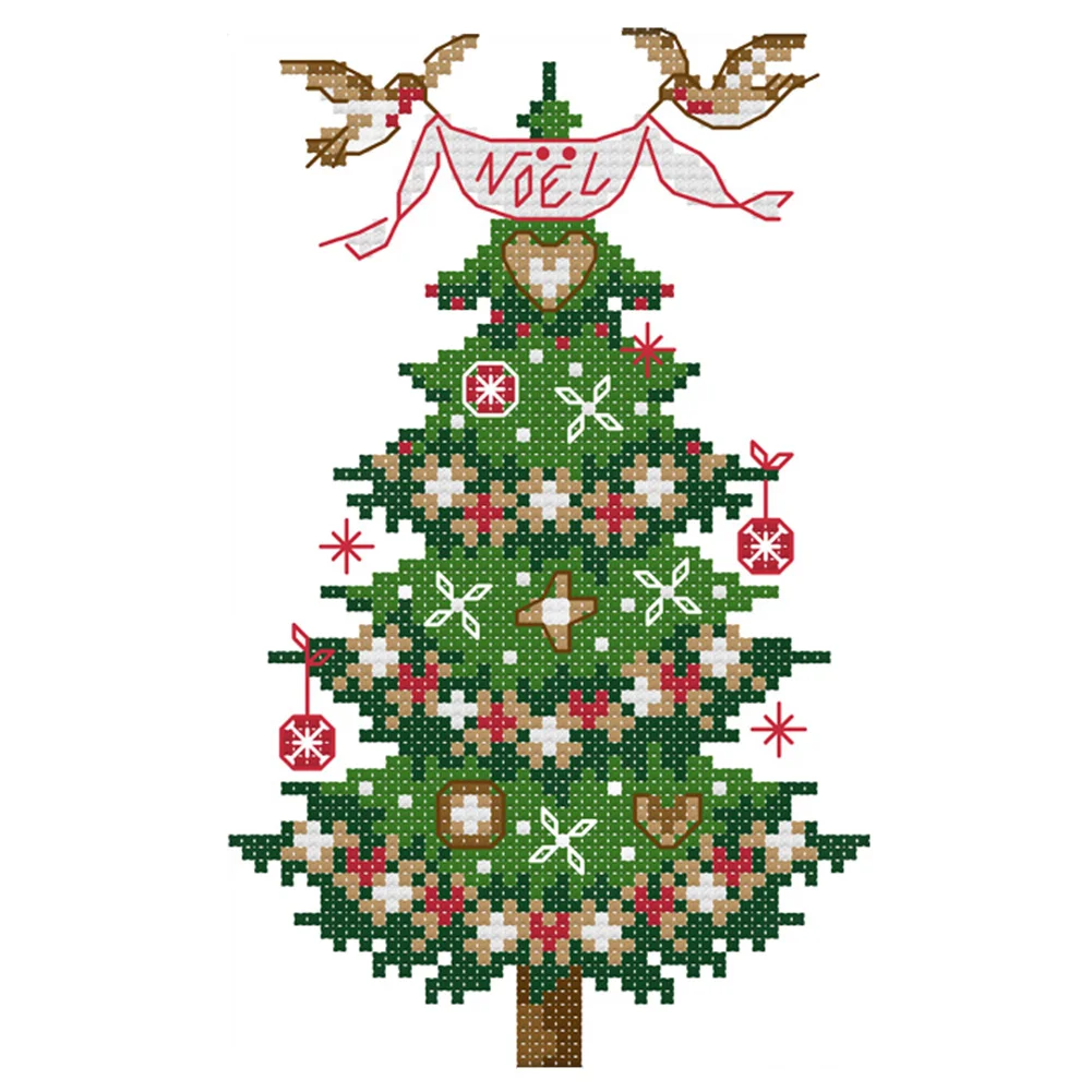 Cross Stitch Kit-Christmas Tree(14*19CM)