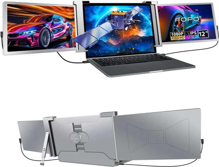 FOPO 12" Hanging Triple Screen Extender S12