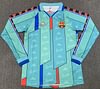 1996/1997 Retro Barcelona Away Football Jersey Long Sleeve 1:1 Thailand Quality love fball