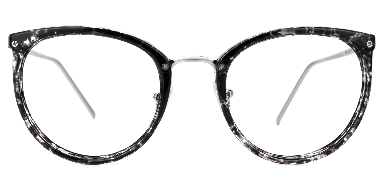Cady Schwarz-Tortoise Rund Brille Schwarz-Tortoise