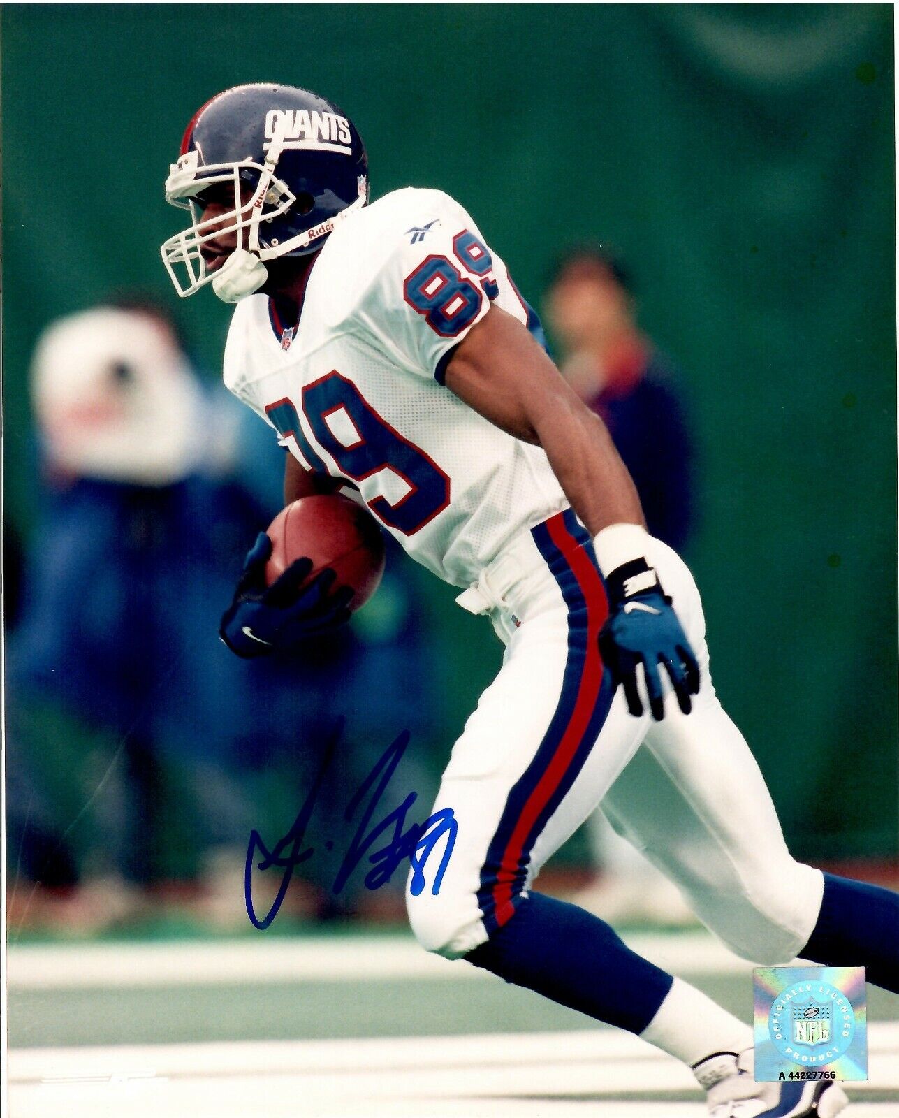 Amani Toomer autographed signed 8x10 Photo Poster painting NFL New York Giants COA