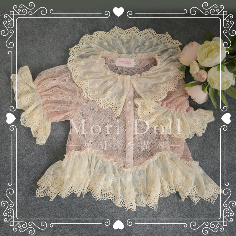 Lace Blouse: MoriDoll Original Loose-Fit Lolita Cover-Up