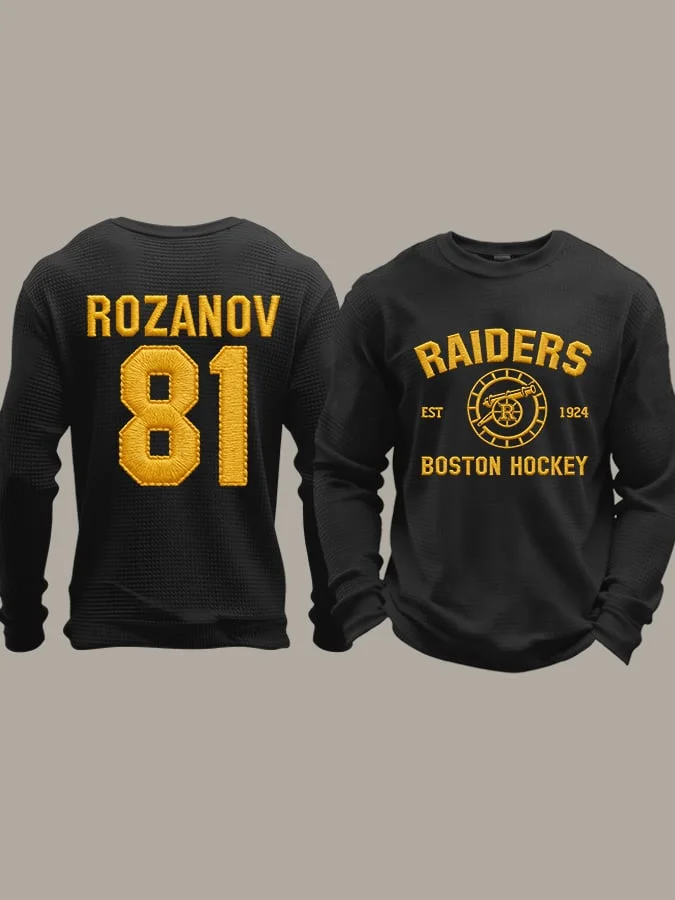 Men's Stupid Canadian wolf bird  Print Long-Sleeved T-Shirt  socialshop