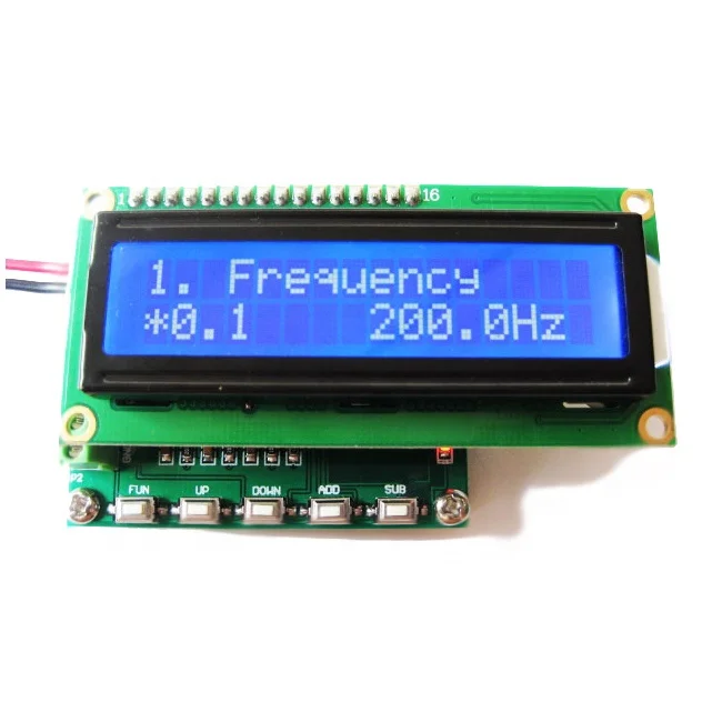 0~360 Degrees 0.1~2000 Hz DDS Signal Generator Counter Screen Display High Precision High Frequency Signal Generator