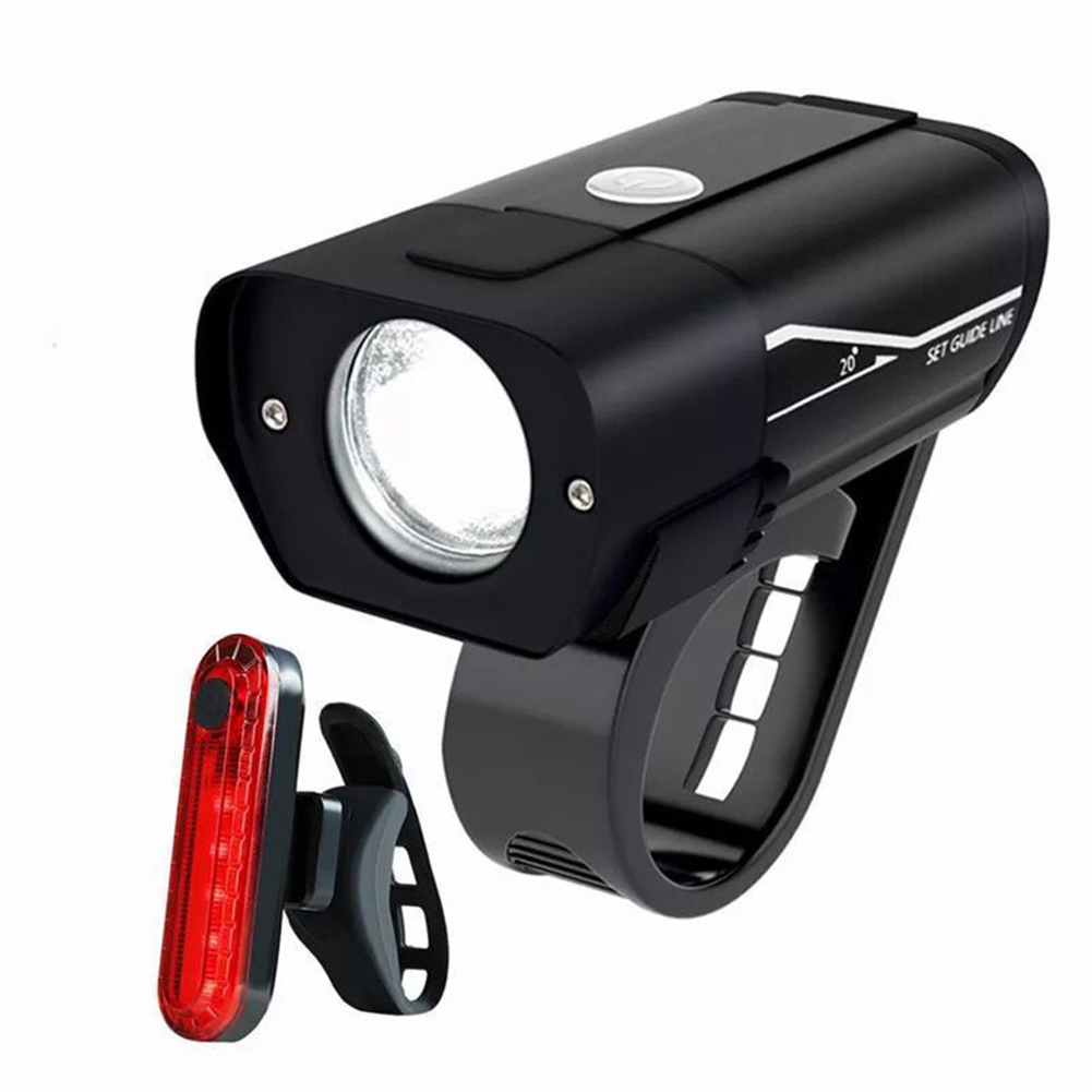 

LED Bicycle Headlights Taillights Set USB Rechargeable Rear Front Lights, 501 Original