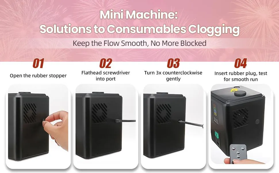 350W Mini Cold Spark Machine, (2 Black Unit with 10 Packs Consumables +1 Bag), 3.5m Fountain Effect Portable Device for Stage Wedding Party Events DJ Shows, No DMX 350W Mini Cold Spark Machine, (2 Black Unit with 10 Packs Consumables +1 Bag), 3.5m Fountain Effect Portable Device for Stage Wedding Party Events DJ Shows, No DMX