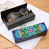 DIY Diamond Painting Leather Mandala Flowers Sunglass Storage Box Kit