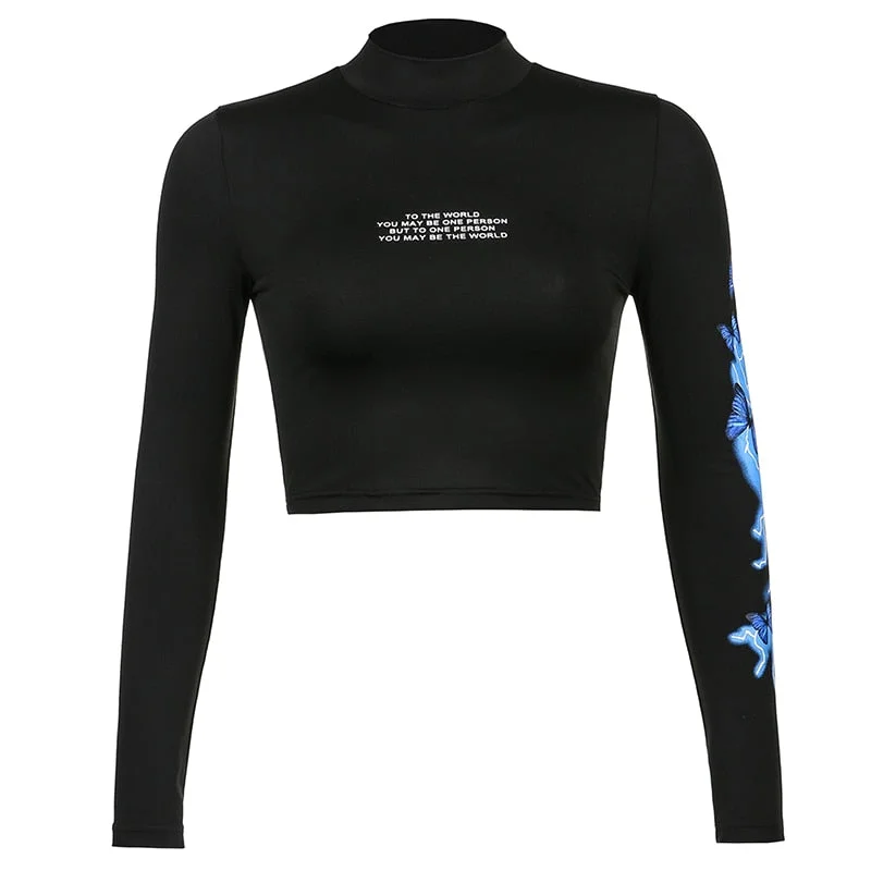 HEYounGIRL Lightning Print Sweatpants Ladies Fashion Black Casual Loose Joggers Baggy High Waist Pants Streetwear Summer