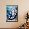Diamond Painting-DIY Special Shaped Drill Pearl Painting Mermaid(30x40cm)