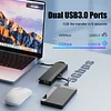 7 in 1 USB - C Hub RJ45 PD 100W TypeC HDMI 2.0 4K USB3.0 Gigabit Ethernet Port Adapter Dock For Macbook Air Pro M2 M1 Splitter - SIKAI CASE