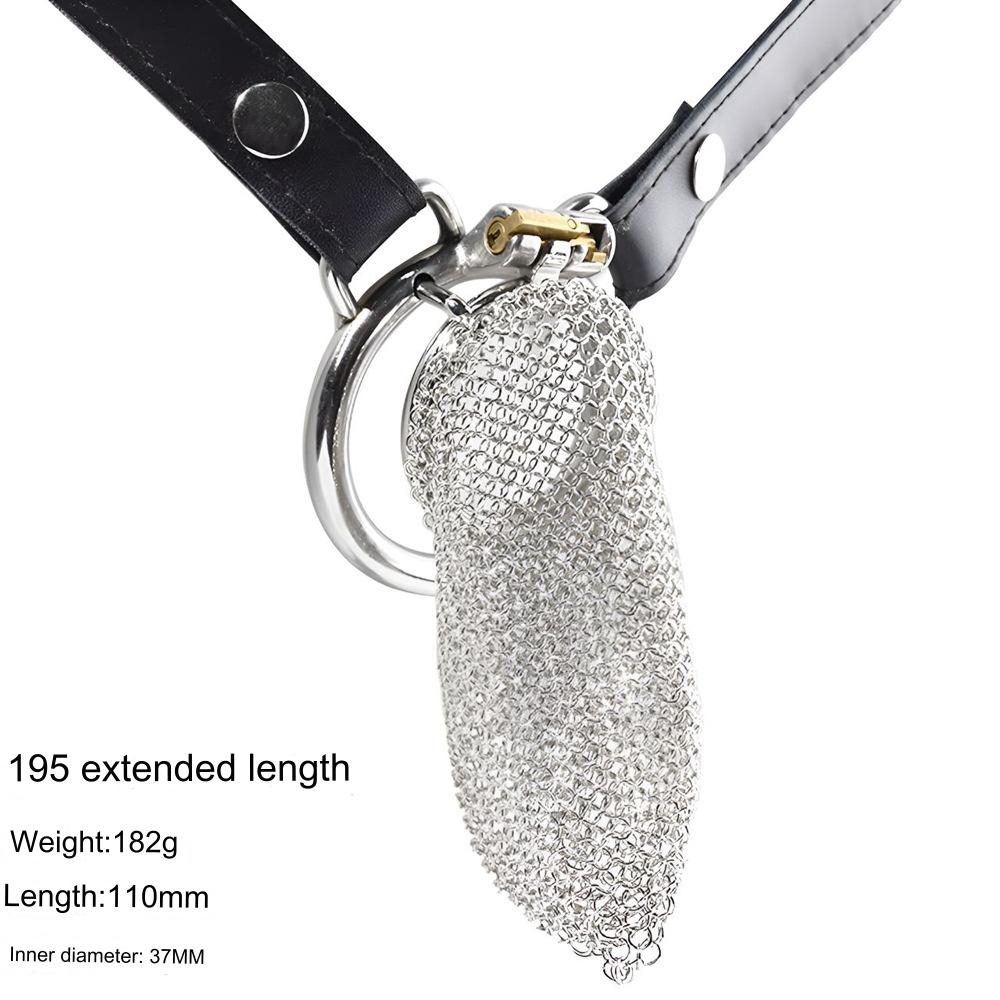 Chain Mail Plating Chastity Cage 