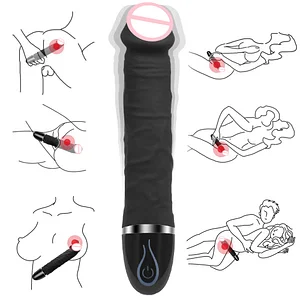 Electric Vibrator Dildo for Women - Rechargeable Sex Toy for Female Masturbation