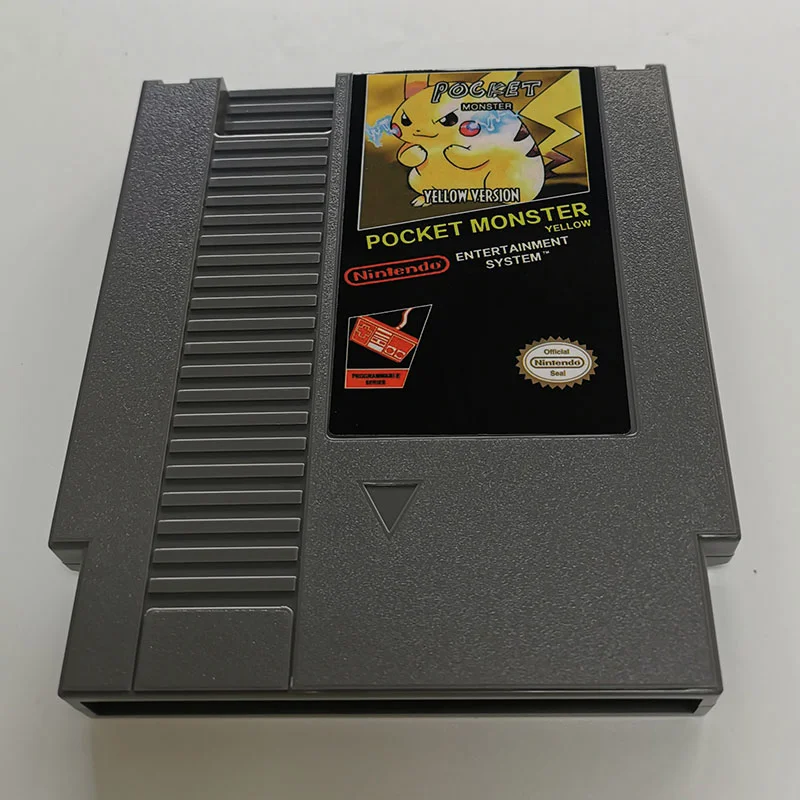 POCKET MONSTER YELLOW For GameBoy ColorFor Nintendo NES - 8 Bit Game Cartridge