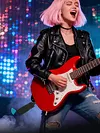 Wireless Guitar Transmitter Receiver Long Battery Life Instrument Wireless Transmitter Plug and Play 220 Rotatable for Guitar Bass Electric Instruments
