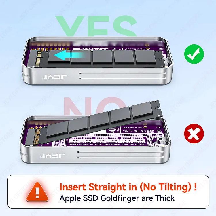 JEYI For MacBook Air/Pro 2013-2017 SSD Aluminum Hard Drive