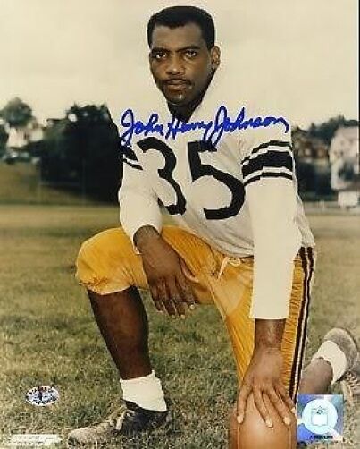 John Henry Johnson Signed 8x10 Sop Cert Jsa Autograph Authentic