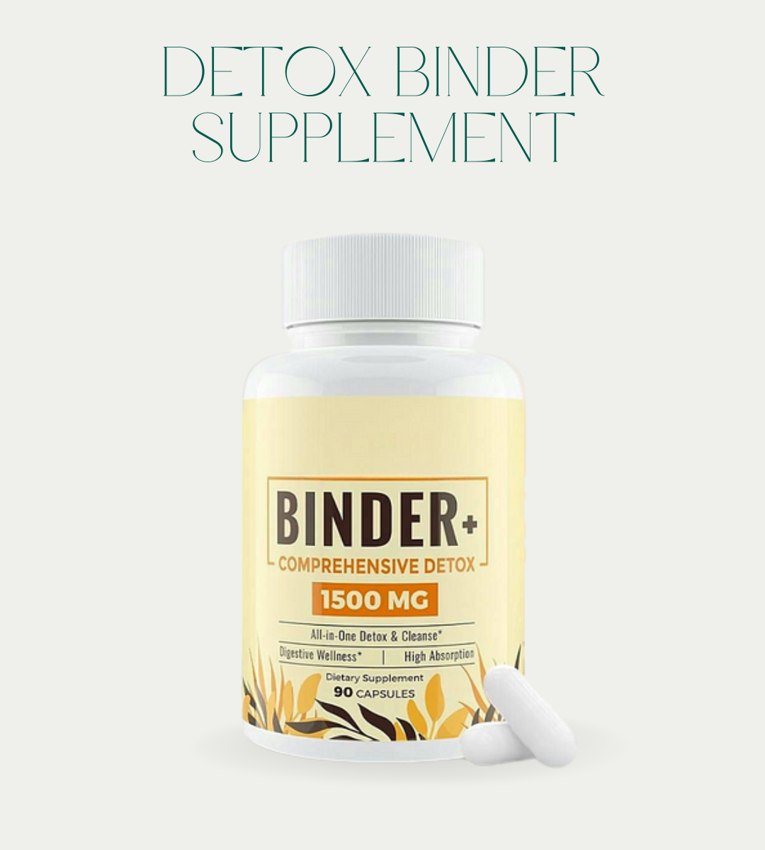 BOGO - Detox Binder Supplement 1500mg – Liver & Gut Cleanse