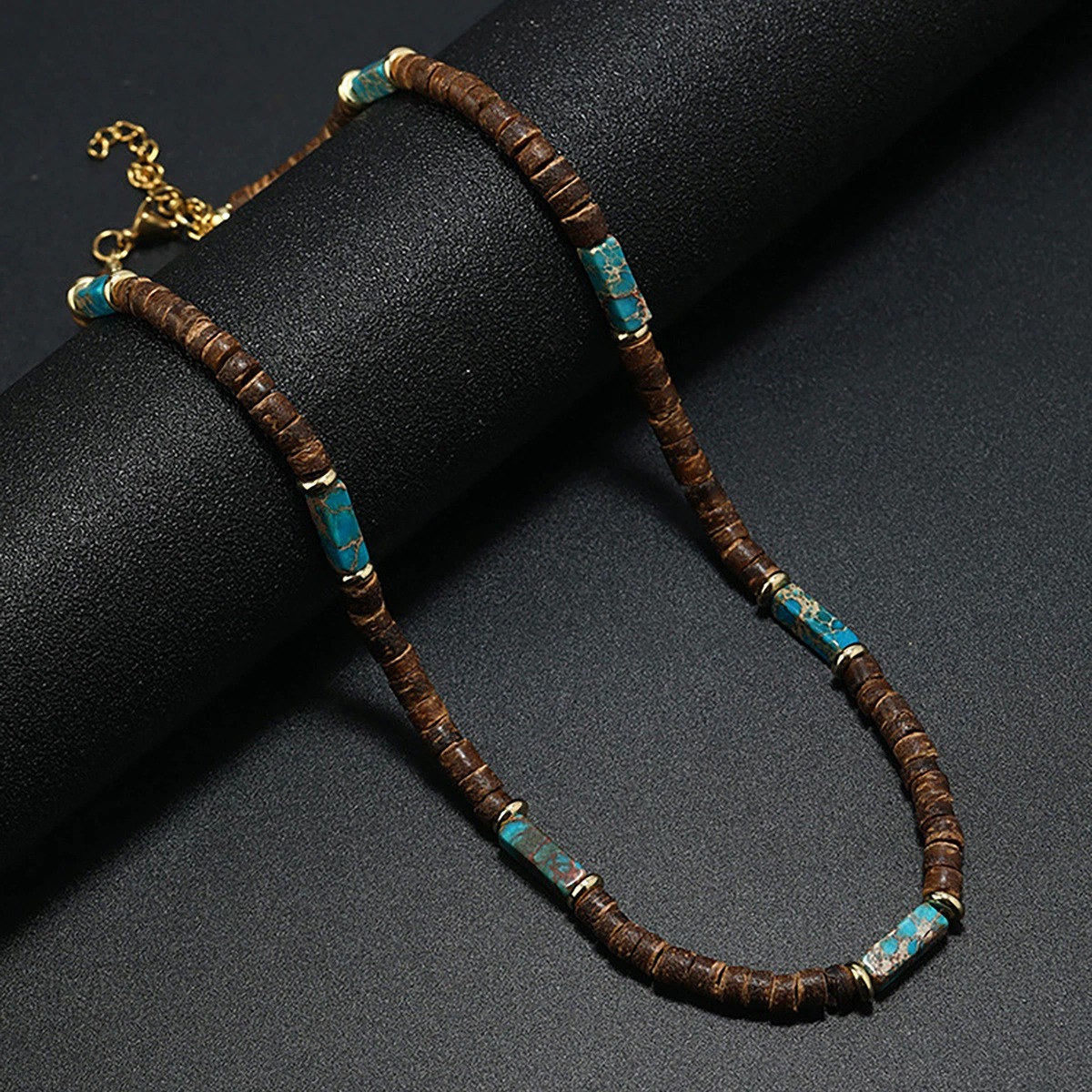 Comstylish African Tribal Coconut Shell Accessories Beads Necklace