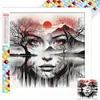 Double peinture-perceuse carr&eacute;e peinture diamant-50*50cm