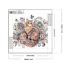 Exquis chat-partiel spécial diamant peinture-30 * 30cm