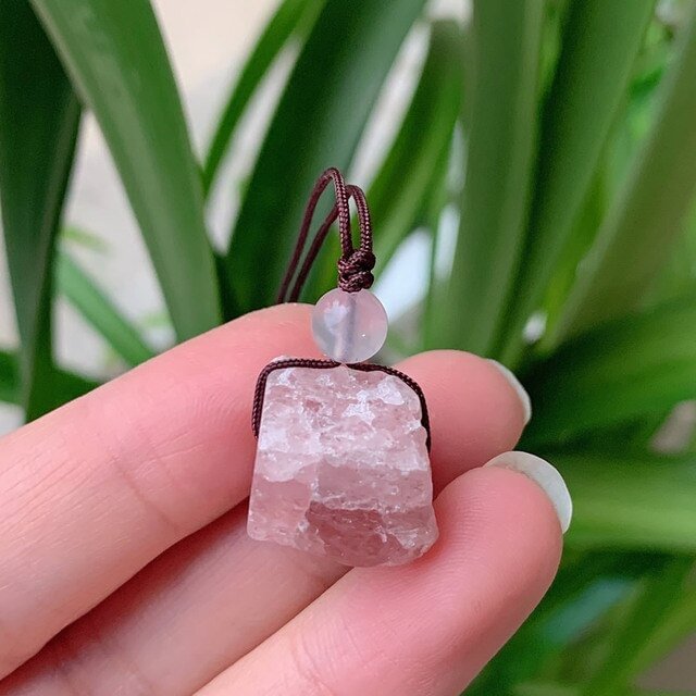 YOY-Irregular Small Rock Pendulum Natural Stone Necklace