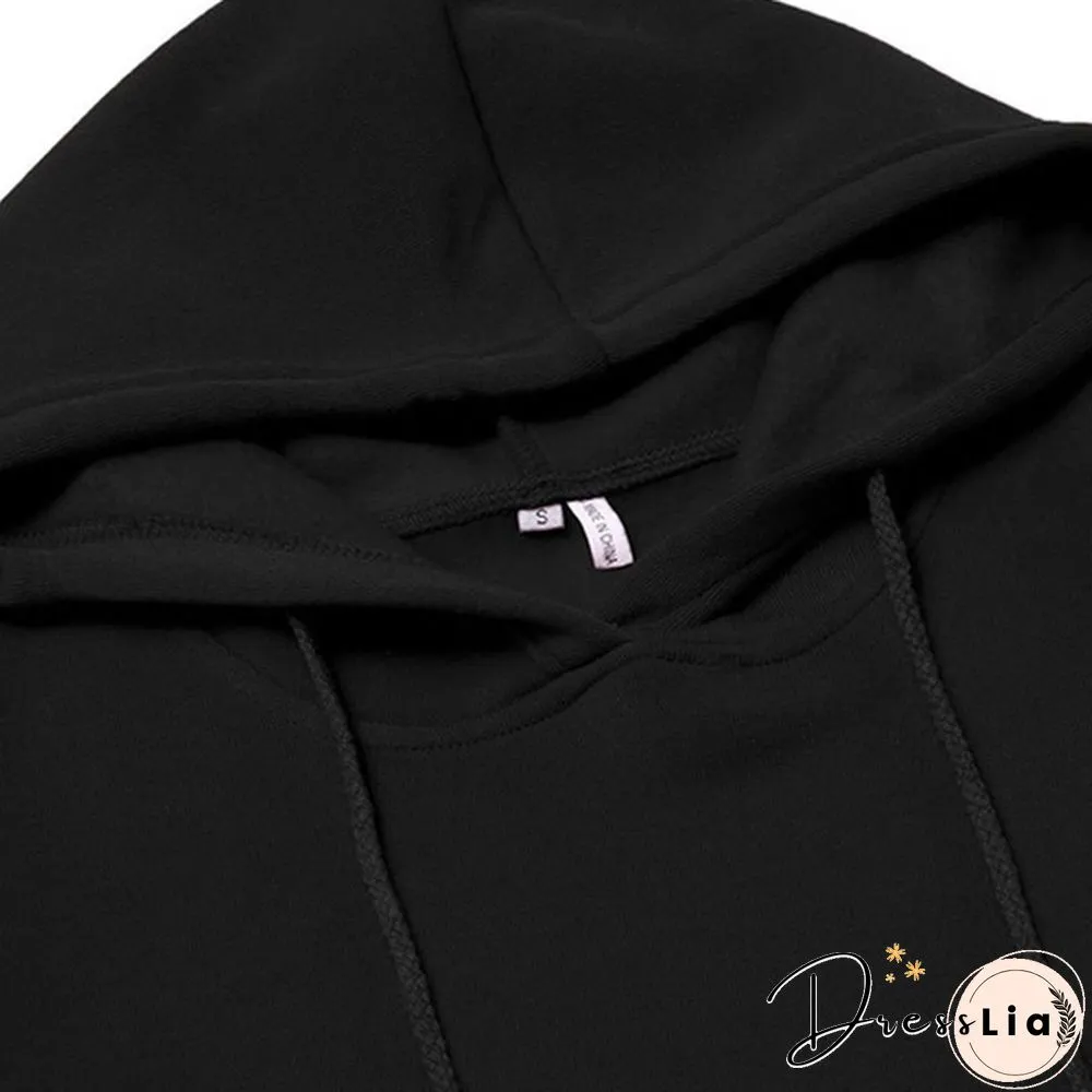 Women's Casual Dress Outdoor Sports Pullover Pocket Hooded Slim Dress