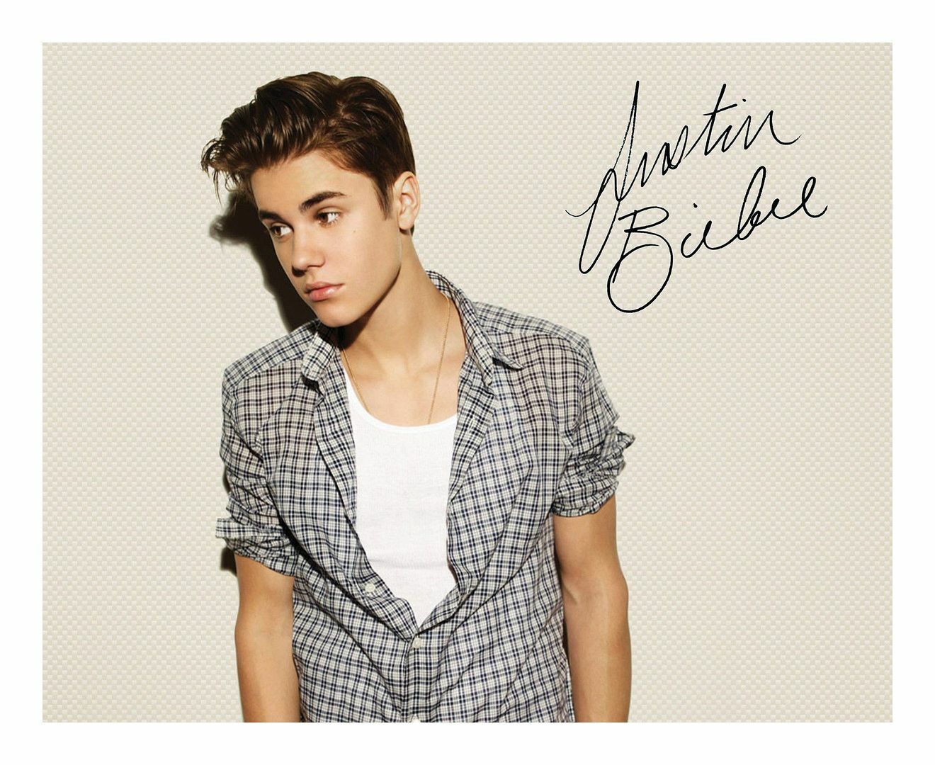 Justin Bieber Autograph Signed Photo Poster painting Print