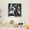 Window Gnome-11CT Stamped Cross Stitch 40*40cm/15.75*15.75in tapestrymarket
