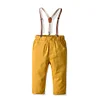 Kid Baby Boys Gentleman Suspenders Casual Long Pants